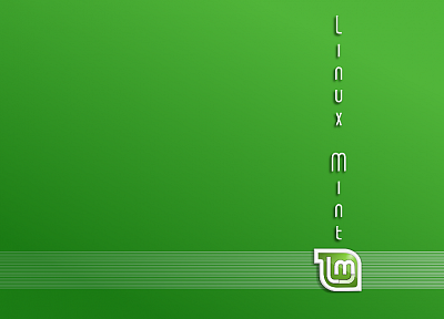 зеленый, Linux, мята, Linux Mint - оригинальные обои рабочего стола