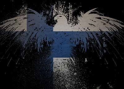 флаги, Финляндия - оригинальные обои рабочего стола