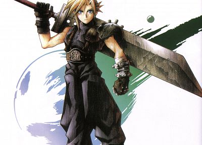 Final Fantasy VII, Cloud Strife - оригинальные обои рабочего стола