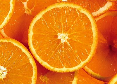 фрукты, еда, апельсины, апельсиновые дольки - обои на рабочий стол