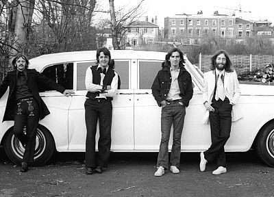 The Beatles, Джон Леннон, 1969, Джордж Харрисон, Ринго Старр, Пол Маккартни - копия обоев рабочего стола