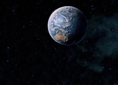 космическое пространство, планеты - оригинальные обои рабочего стола