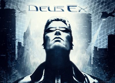 Deus Ex, JC Denton, UNATCO - оригинальные обои рабочего стола