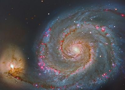 космическое пространство, галактики, галактика - случайные обои для рабочего стола