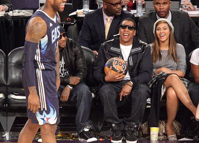 баскетбол, Бейонс Ноулз, Jay- Z - копия обоев рабочего стола