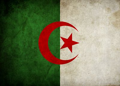 флаги, Алжир - оригинальные обои рабочего стола