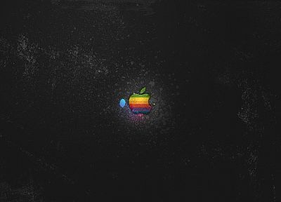 темнота, Эппл (Apple), логотипы - оригинальные обои рабочего стола