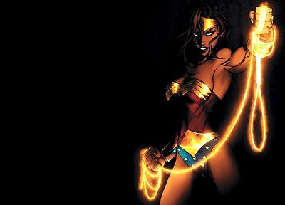 DC Comics, комиксы девочки, темный фон, диадемы, Wonder Woman - обои на рабочий стол