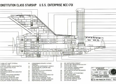 звездный путь, USS Enterprise, Star Trek схемы - случайные обои для рабочего стола