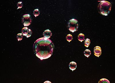 пузыри, переливчатость - оригинальные обои рабочего стола
