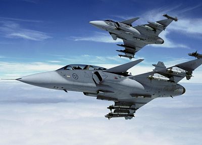 самолет, военный, транспортные средства, Jas 39 Gripen, ВВС Швеции - случайные обои для рабочего стола