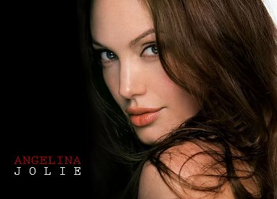 девушки, Анджелина Джоли, лица - копия обоев рабочего стола