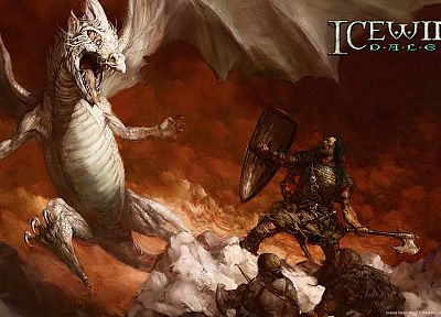 драконы, Icewind Dale - оригинальные обои рабочего стола