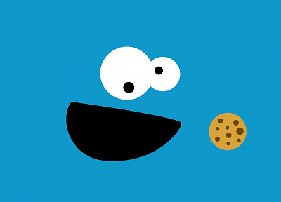 Cookie Monster - оригинальные обои рабочего стола