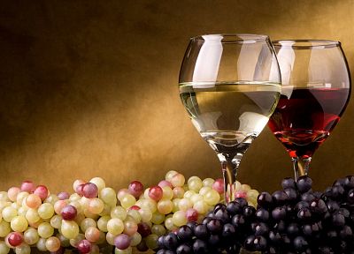 виноград, вино - оригинальные обои рабочего стола