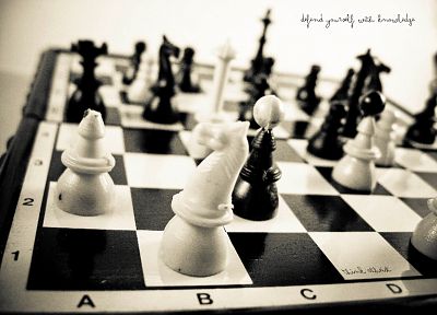 шахматы - оригинальные обои рабочего стола
