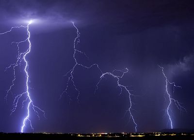 буря, погода, молния - оригинальные обои рабочего стола