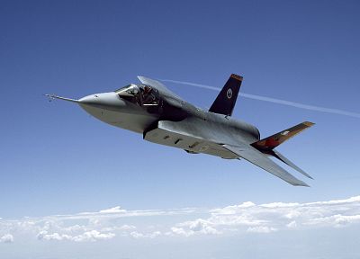 самолет, военный, Joint Strike Fighter, транспортные средства, F - 35 Lightning II, истребители - оригинальные обои рабочего стола