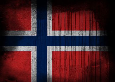 Норвегия, флаги - оригинальные обои рабочего стола