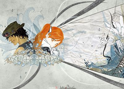 Отбеливатель, Иноуэ Орихиме, аниме, Yasutora Садо - оригинальные обои рабочего стола