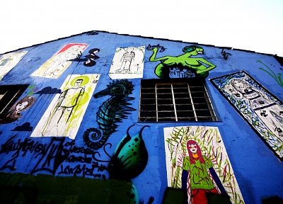 граффити, Бразилия - копия обоев рабочего стола