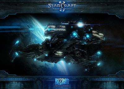 видеоигры, космические корабли, StarCraft II - копия обоев рабочего стола