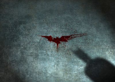 Бэтмен, DC Comics, кровь, Batman Logo - случайные обои для рабочего стола