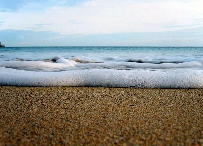вода, песок, вид червей глаз, пляжи - случайные обои для рабочего стола