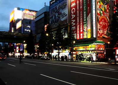 Япония, улицы, Акихабара - обои на рабочий стол