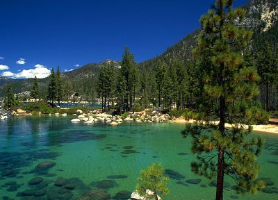 пейзажи, США, озера, Lake Tahoe - обои на рабочий стол