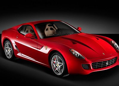 автомобили, Феррари, транспортные средства, красные автомобили, Ferrari 599, Ferrari 599 GTB Fiorano - копия обоев рабочего стола