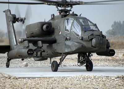 самолет, вертолеты, транспортные средства, AH-64 Apache - обои на рабочий стол