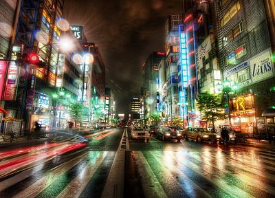 Токио, HDR фотографии, Роппонги - копия обоев рабочего стола