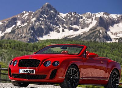 автомобили, Bentley, транспортные средства, кабриолет, колеса, красные автомобили, Bentley Continental Supersports Convertible - случайные обои для рабочего стола