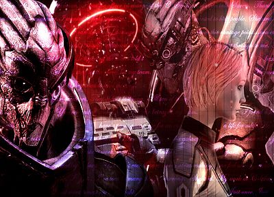 Mass Effect, научная фантастика, FemShep, Командор Шепард - копия обоев рабочего стола