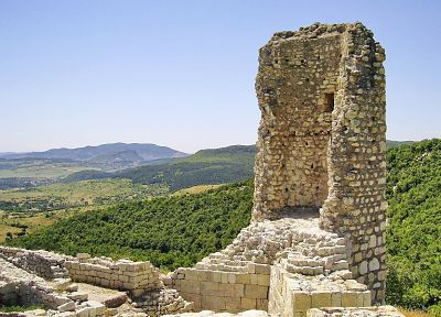 руины, Болгария, Башня Perperik - случайные обои для рабочего стола
