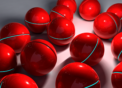 красный цвет, яйца, сферы - случайные обои для рабочего стола