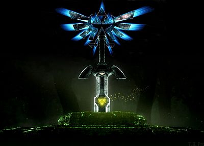 Triforce, Легенда о Zelda - оригинальные обои рабочего стола
