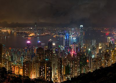 города, здания, Гонконг - копия обоев рабочего стола