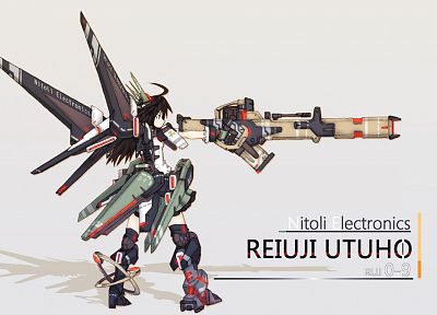 видеоигры, Тохо, оружие, Reiuji Utsuho - копия обоев рабочего стола