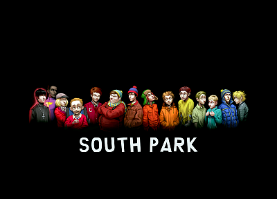 South Park, темный фон - случайные обои для рабочего стола
