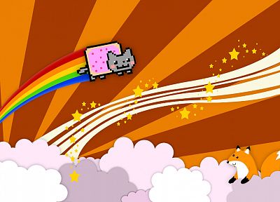 Nyan Cat - случайные обои для рабочего стола