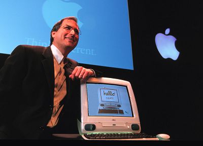 Эппл (Apple), ИМАК, Стив Джобс - копия обоев рабочего стола