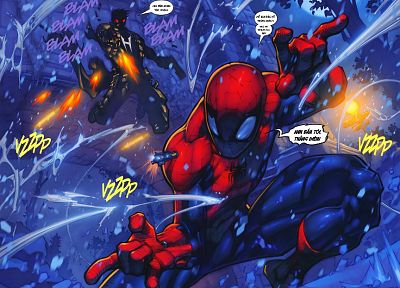комиксы, Человек-паук, супергероев, Марвел комиксы - обои на рабочий стол