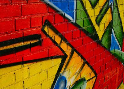 многоцветный, стена, граффити - случайные обои для рабочего стола