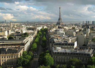 Эйфелева башня, Париж, города, здания - похожие обои для рабочего стола