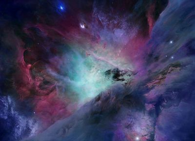 космическое пространство, туманности, Orion - оригинальные обои рабочего стола