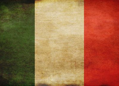 гранж, флаги, Италия - обои на рабочий стол