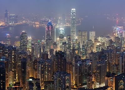 города, здания, Гонконг - обои на рабочий стол