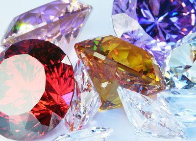 многоцветный, драгоценный камень, призматический, алмазным блеском - оригинальные обои рабочего стола